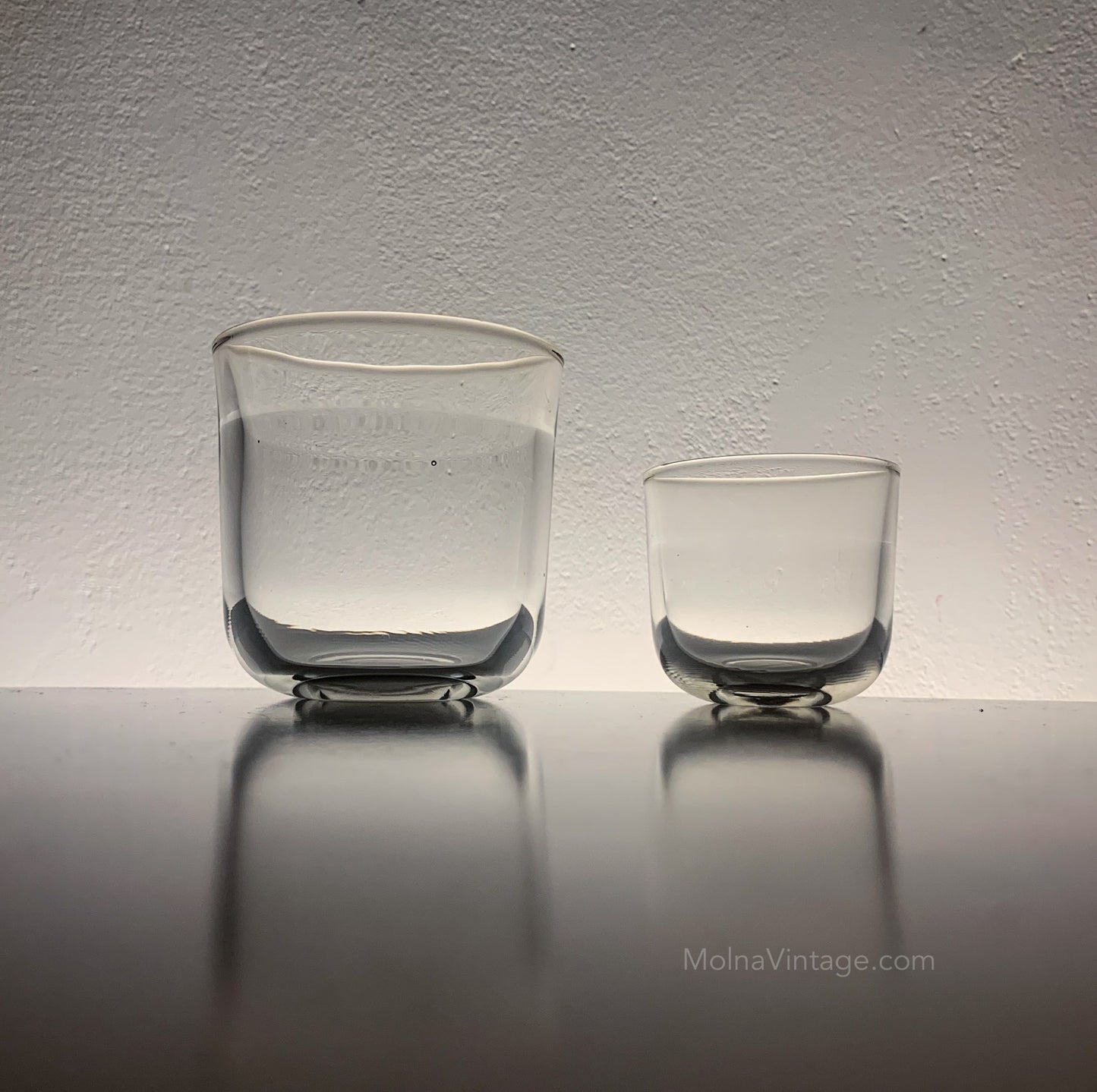 Pair Fasetti Tumblers | Kaj Franck Nuutajarvi Notsjo | Molna Vintage
