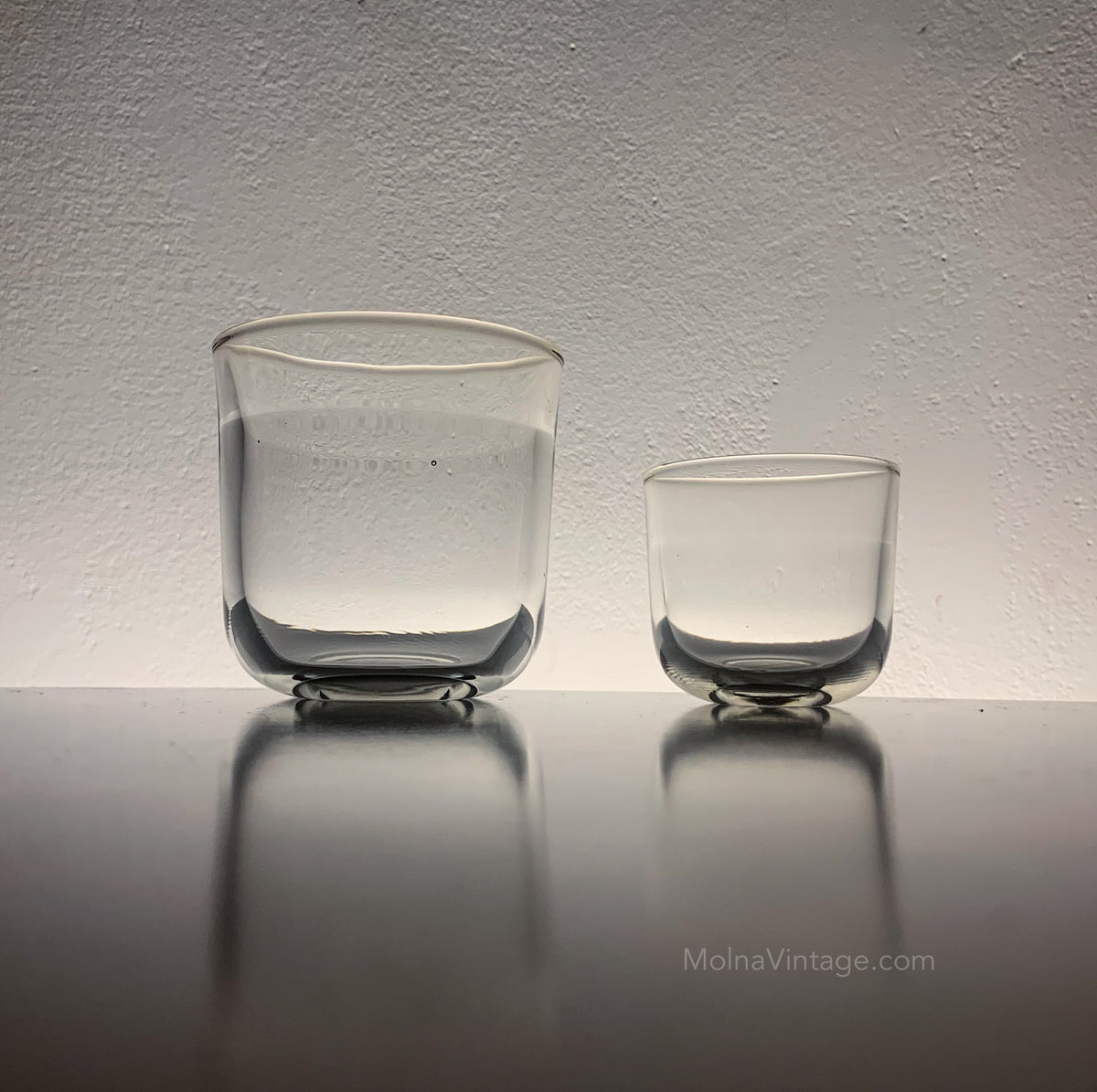 Pair Fasetti Tumblers | Kaj Franck Nuutajarvi Notsjo | Molna Vintage