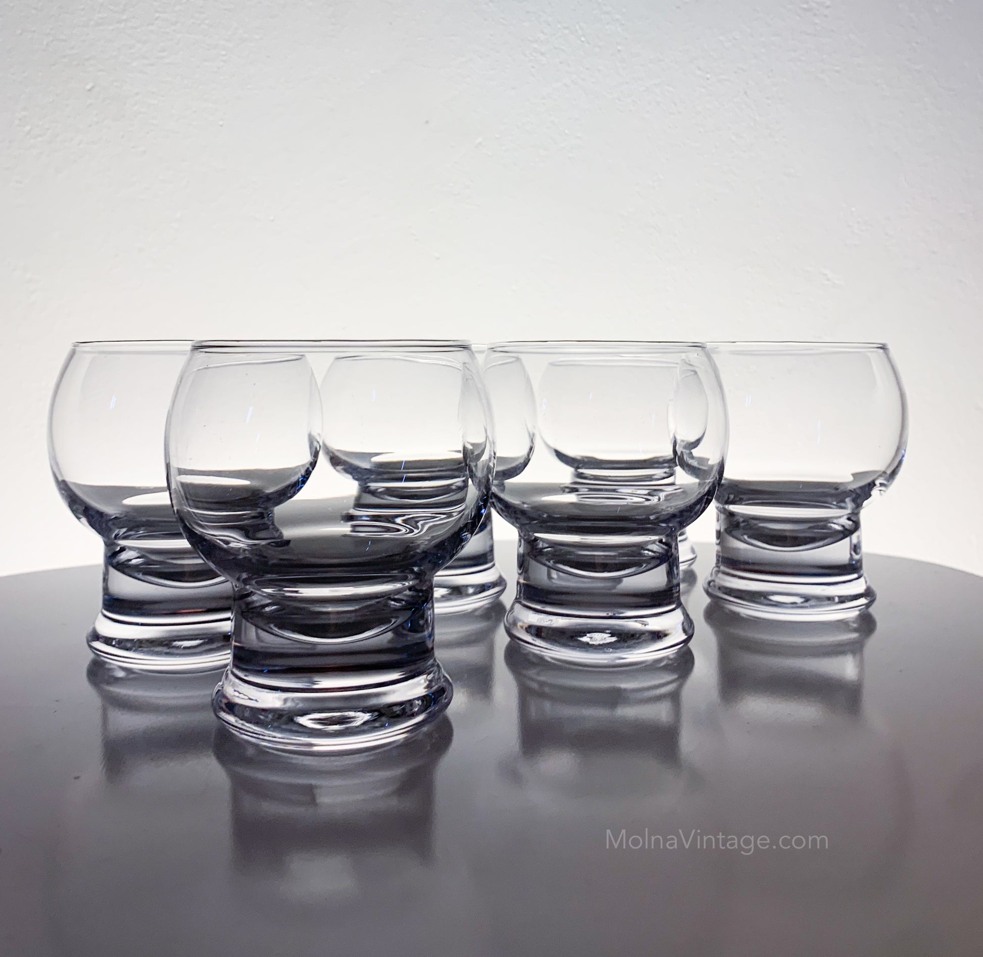 Riihimaen Lasi | Old King Cole Glasses Set 6 |Molna Vintage