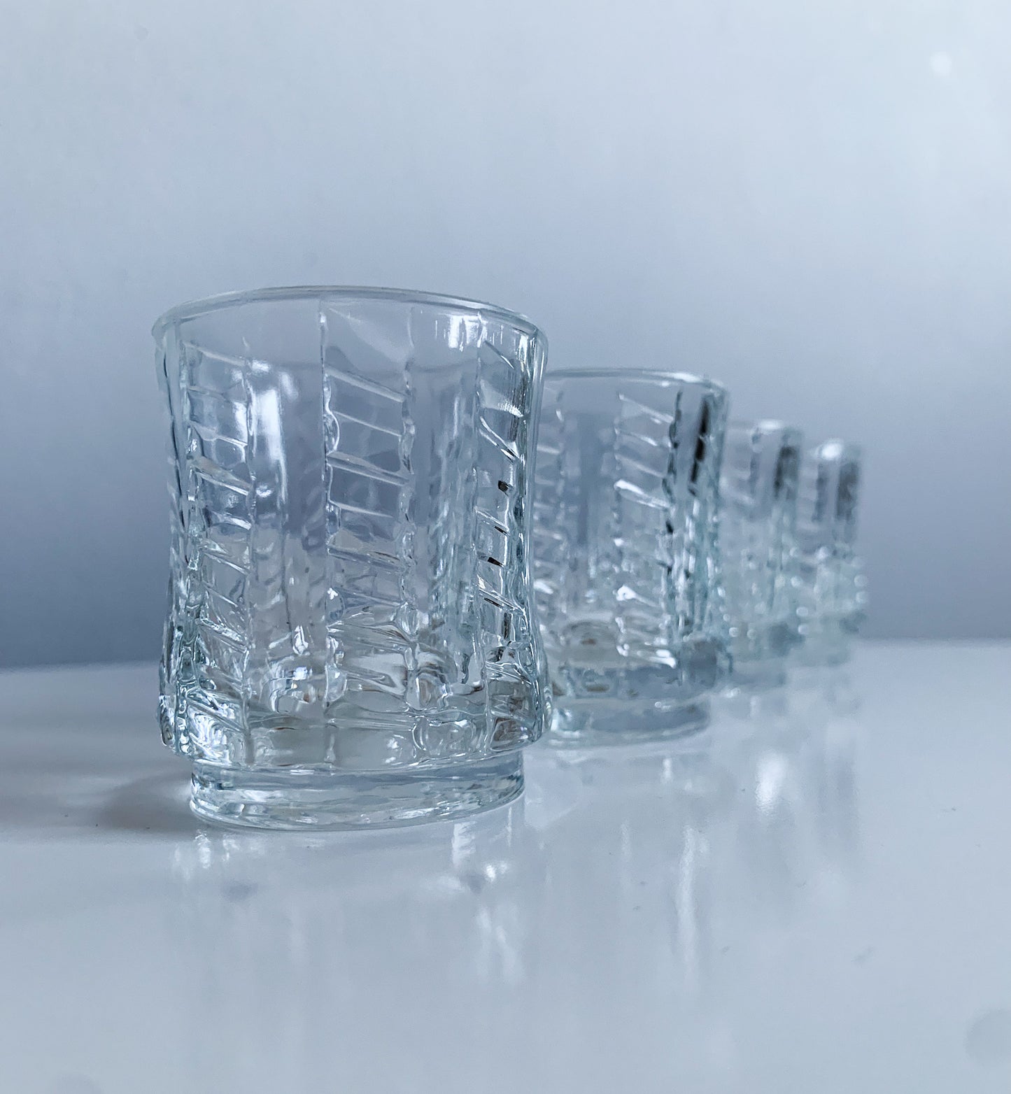 Riihimaen Lasi Spirits Glasses | Katja Eero Rislakki Set 4 | Molna Vintage