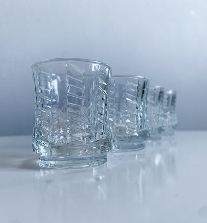 Riihimaen Lasi Spirits Glasses | Katja Eero Rislakki Set 4 | Molna Vintage
