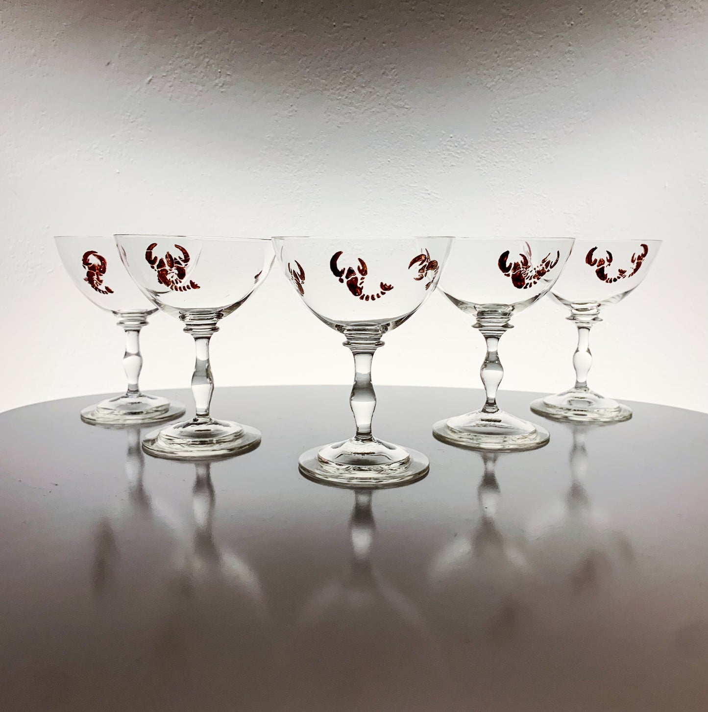 Riihimaen Lasi Tyra Lundgren | Thyla Glasses Cryfish Decor | Molna Vintage