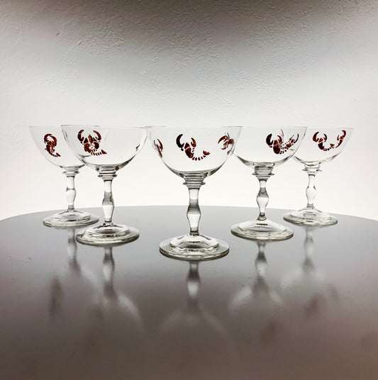 Riihimaen Lasi Tyra Lundgren | Thyla Glasses Cryfish Decor | Molna Vintage
