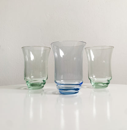Riihimaki Art Deco Glasses 3 | 1940s Style Finland | Molna Vintage