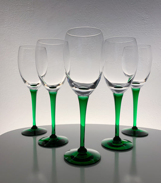 Saara Hopea Nuutajarven lasi | 5 Wine Glasses Traviata | Molna Vintage
