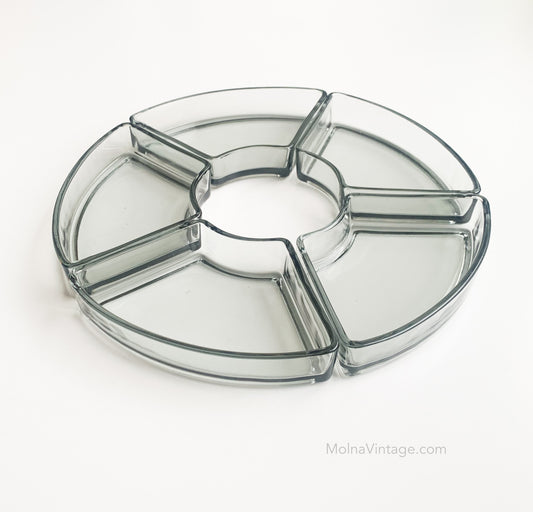 Serving Bowl Set | Holmegaard Denmark | Digsmed Teak | molna Vintage