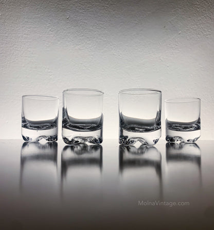 Shot Glasses Set 4 | Gaissa Tapio Wirkkala Iittala | Molna Vintage