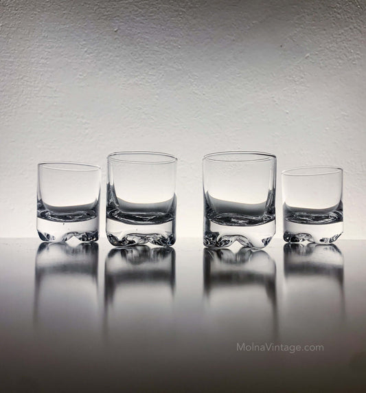 Shot Glasses Set 4 | Gaissa Tapio Wirkkala Iittala | Molna Vintage