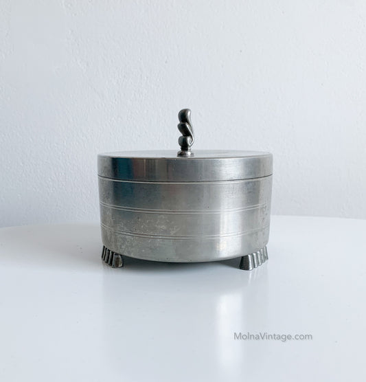 Swedish Grace | Nils Fougstedt Svenskt tenn | Pewter box | Molna Vintage