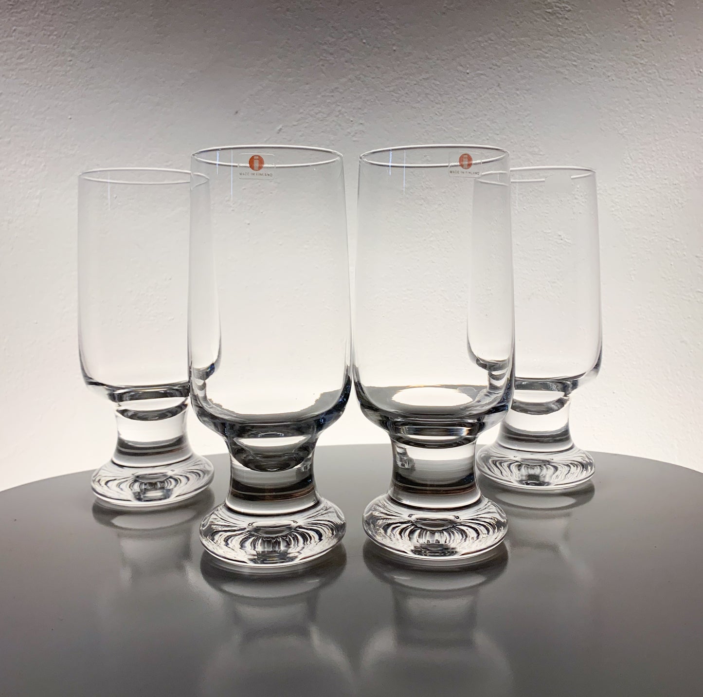 Tapio Wirkkala Iittala | Vintage beer Joiku 4 Glasses | Molna Vintage