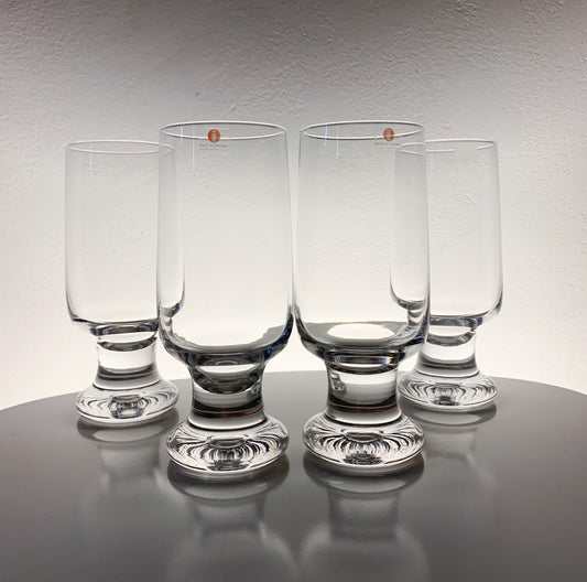 Tapio Wirkkala Iittala | Vintage beer Joiku 4 Glasses | Molna Vintage