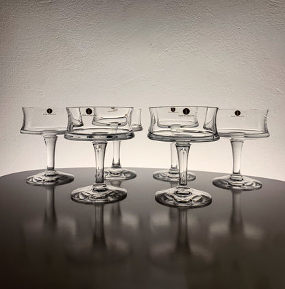 Tapio Wirkkala Romantica Cahmpagne Glasses Set 6 | Molna Vintage
