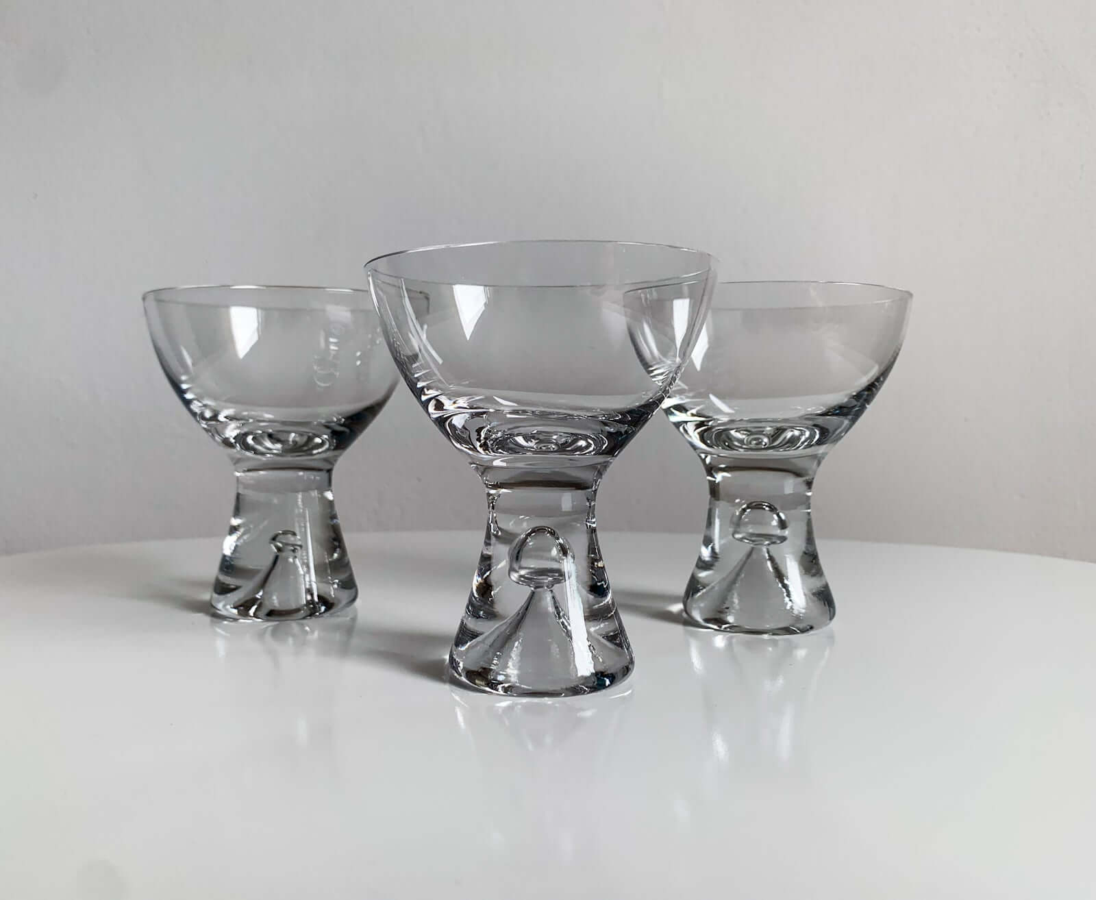Tapio liquor glasses Iittala | Designer Tapio Wirkkala | Finnish vintage glass | Molna Vintage shop