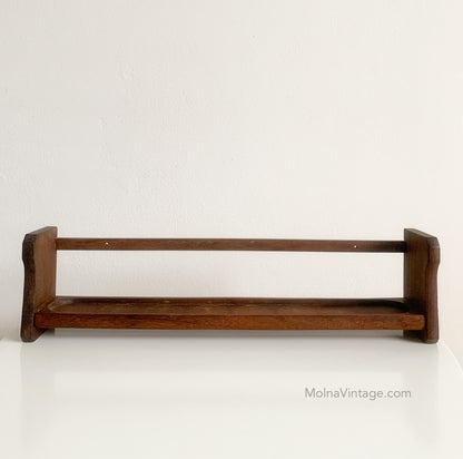 Teak Wood Shelf | Danish Design MCM | Karl Holmberg | Molna Vintage