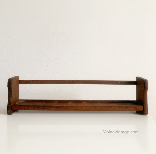 Teak Wood Shelf | Danish Design MCM | Karl Holmberg | Molna Vintage