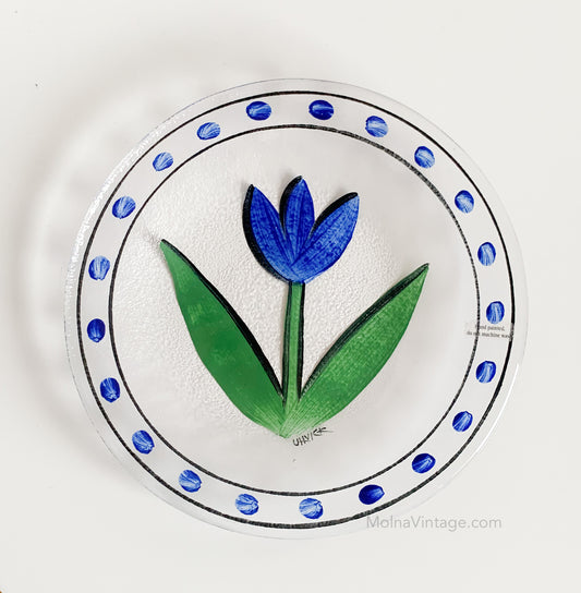 Tulipa plate Kosta Boda | Ulrica Hydman Vallien | Molna Vintage