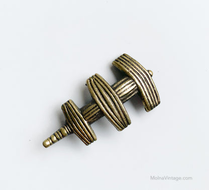 Vanha Solki Bronze Brooch | Kalevala Koru | Molna Vintage
