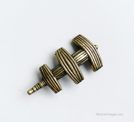 Vanha Solki Bronze Brooch | Kalevala Koru | Molna Vintage