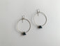 Vintage Aarikka Finland earrings blue wood triangles | Molna Vintage