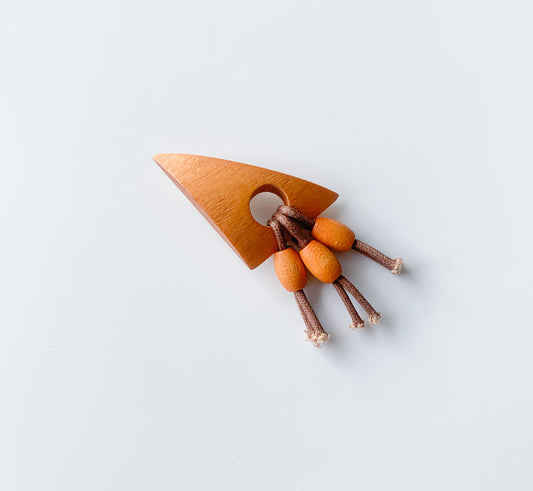 Vintage Aarikka Wooden Brooch Bird | Molna Vintage