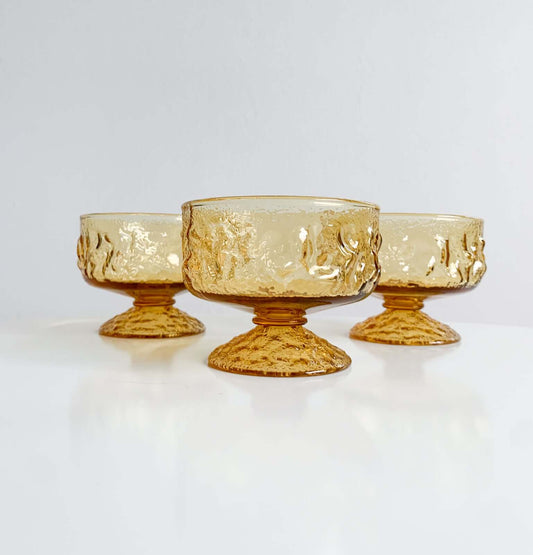 Vintage Anchor Hocking Dessert Bowls | USA 1960s | Molna Vintage