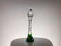 Vintage Art Glass Candleholder Humppila Green| Molna Vintage