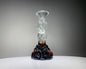 Vintage art glass figurine Kasvimaalla design Pertti Santalahti 1980s