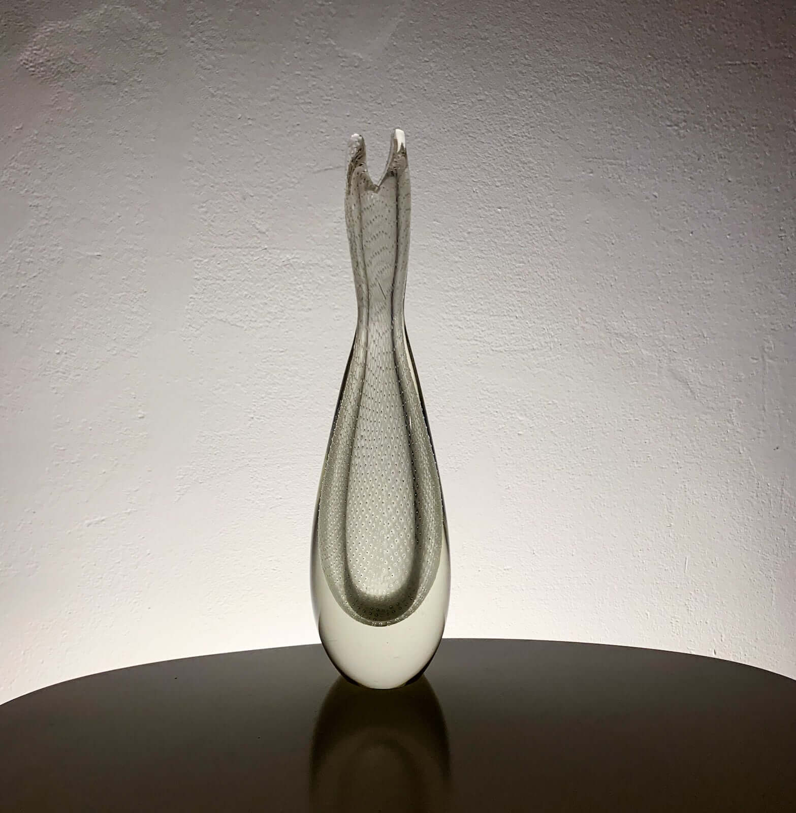Vintage Art Glass Vase Bullicante | Mikko Helander Humppila | Molna Vintage