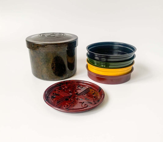 Vintage Bakelite Box Marbled Plastic | Molna Vintage