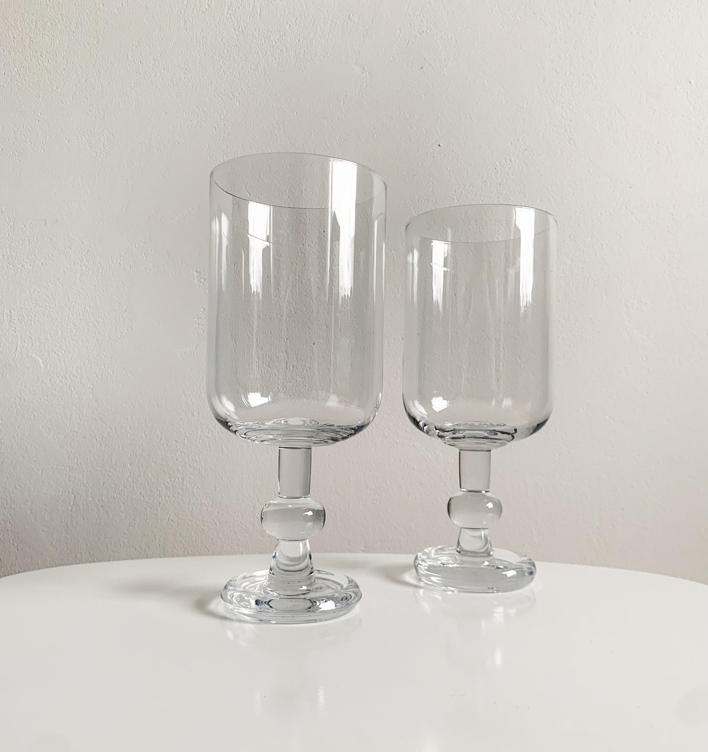 Vintage Beer Glasses Duo Palace Glass | Michael Bang Holmegaard | Molna Vintage