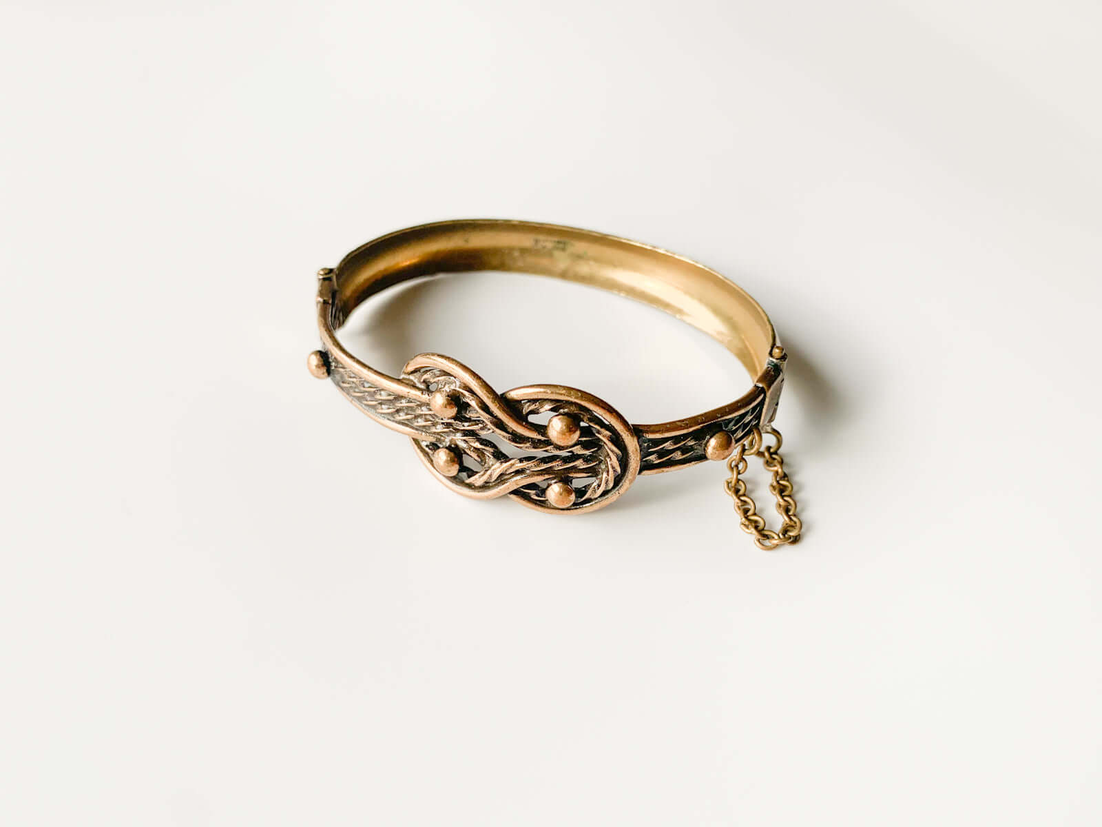 Vintage Bronze Bracelet Teljaneito | Kalevala Koru Finland | Molna Vintage