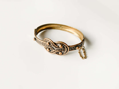 Vintage Bronze Bracelet Teljaneito | Kalevala Koru Finland | Molna Vintage