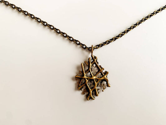 Vintage Bronze Branches Pendant Necklace | Molna Vintage