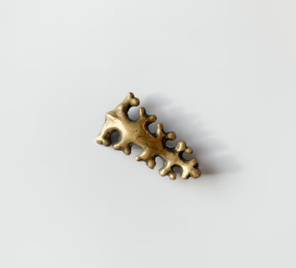 Vintage Bronze Brooch Oksa | Kalevala Koru Finland | Molna Vintage