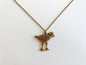 Vintage Broze Pendant Bird Kalevala Koru Kk | Molna Vintage