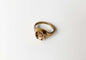 Vintage Brutalist Ring Brass Flower | Molna Vintage