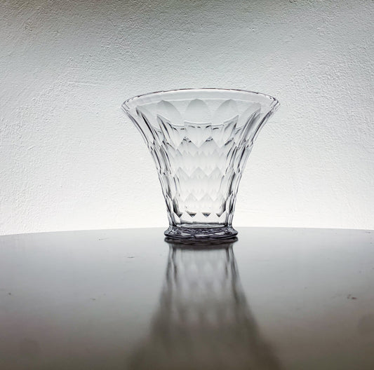 Vintage Cut Crystal Glass Vase Edward Hald Orrefors | Collectible antique glass| Molna Vintage collection