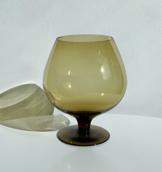 Vintage Glass Art Vase Saara Hopea Nuutajarvi | Aroma Glass | Molna Vintage