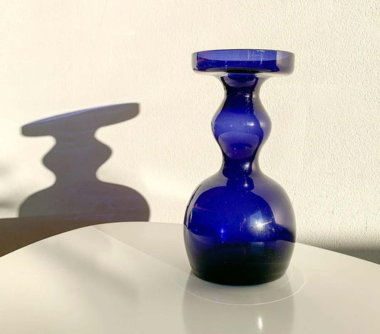 Vintage Glass Vase 1483 Violet | Oiva Toikka Nuutajarvi | Molna Vintage 