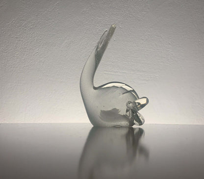 Vintage Glass sculpture Fish | Armando Jacobino Kumela | Molna Vintage