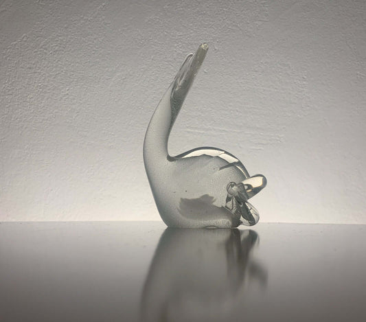 Vintage Glass sculpture Fish | Armando Jacobino Kumela | Molna Vintage