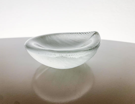 Vintage Iittala Lehti Crystal Decor Tapio Wirkkala | Molna vintage