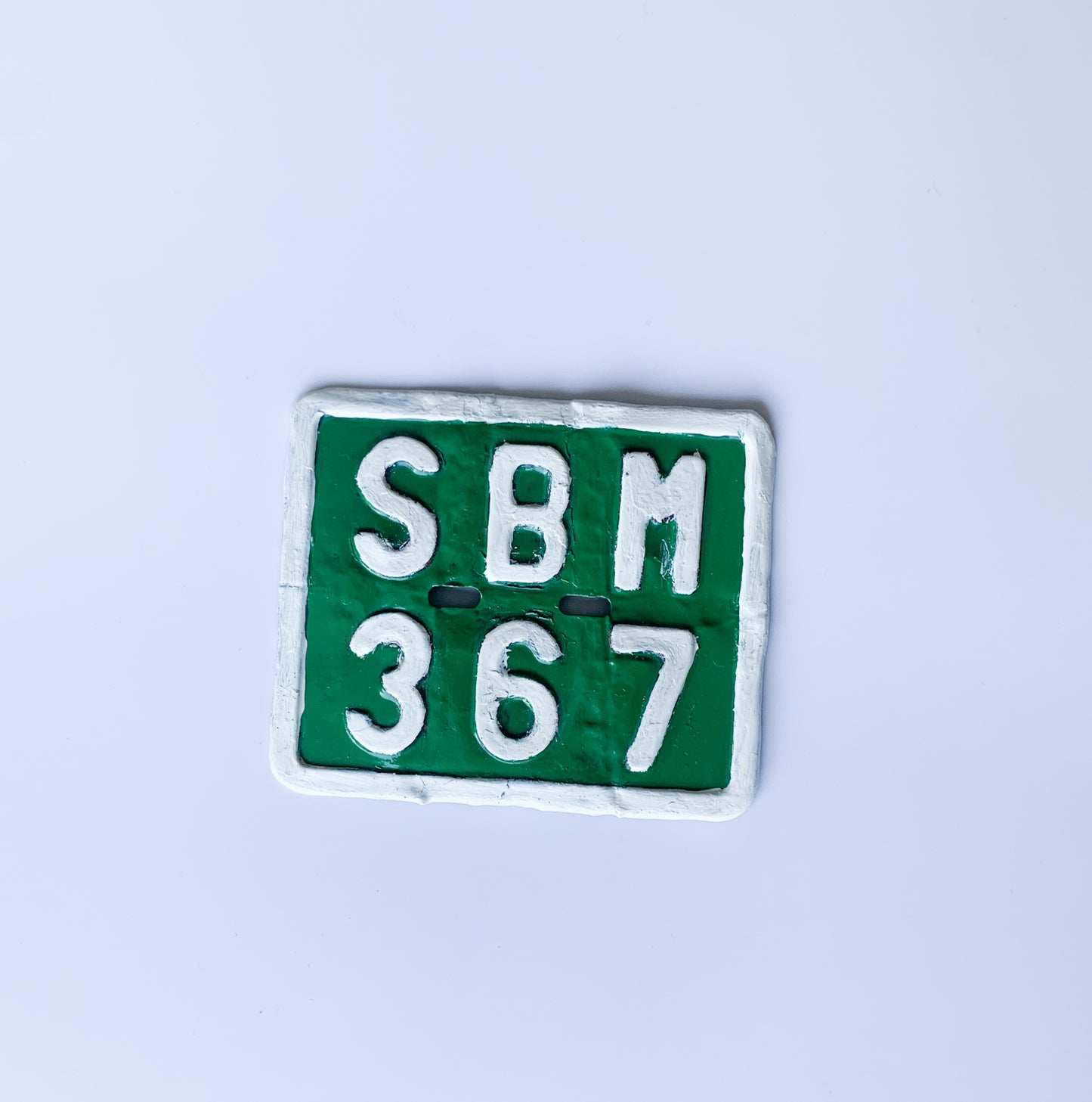 Vintage Moped License Plate 1960s Finland | Molna Vintage