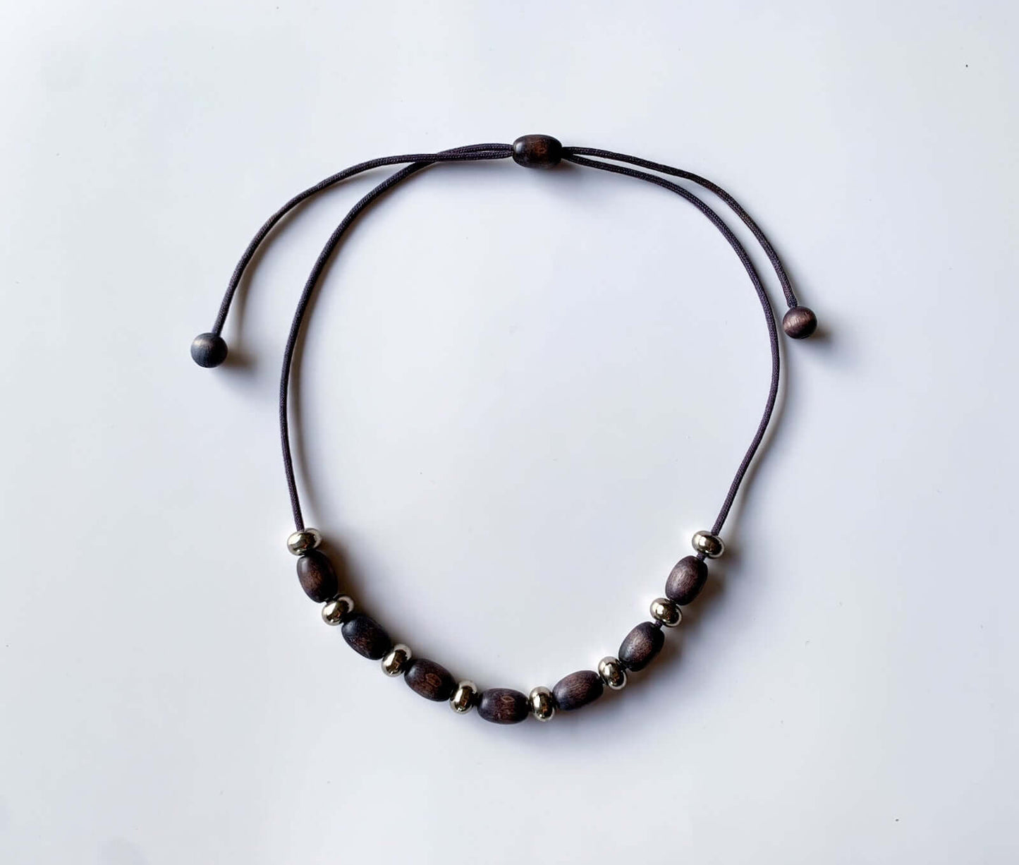 Vintage Necklace Aarikka Finland | Brown Wood Jewelry | Molna Vintage