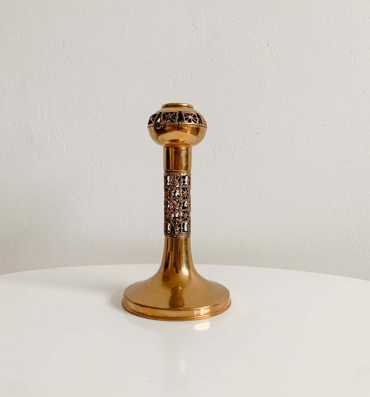 Vintage Pitsi Candle Holder | Pentti Sarpaneva Turun Hopea | Bronze Finland | Molna Vintage