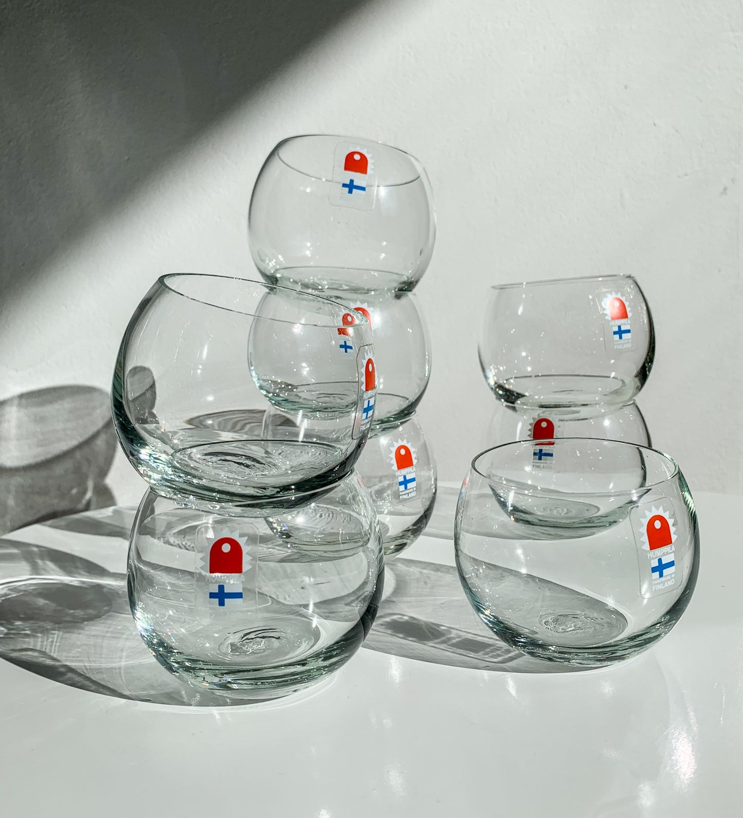 Vintage Punch Clear Glass Talonpoika | Humppila Finland | Molna Vintage