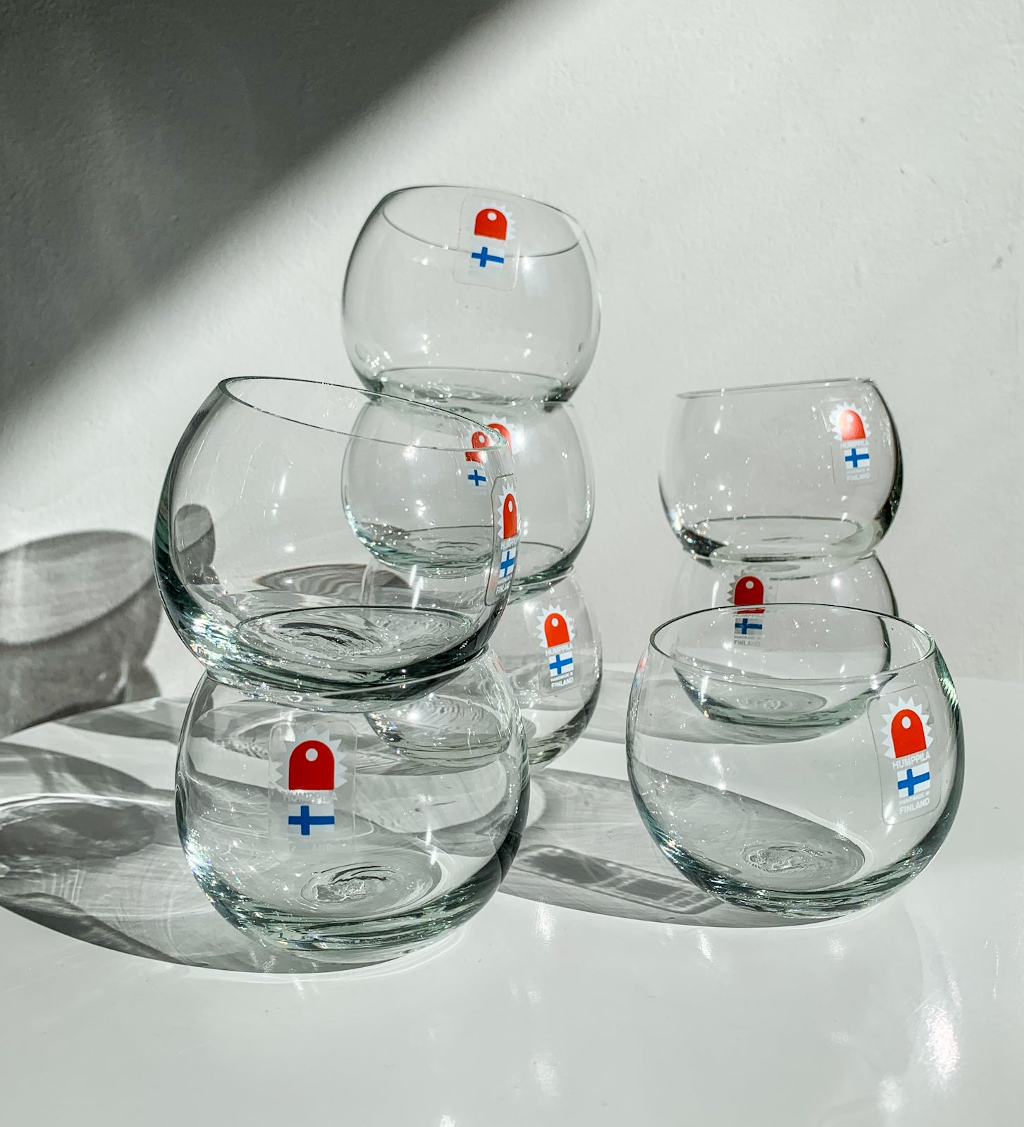 Vintage Punch Clear Glass Talonpoika | Humppila Finland | Molna Vintage