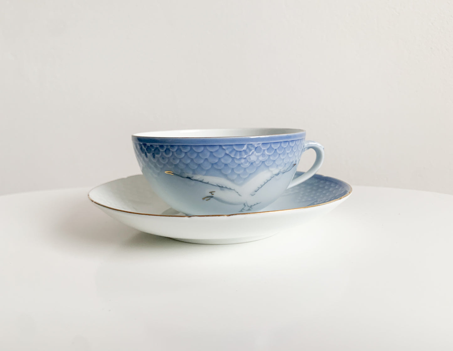 Vintage Seagul Cup Saucer Tea | Bing Grondahl Denmark | Molna Vintage