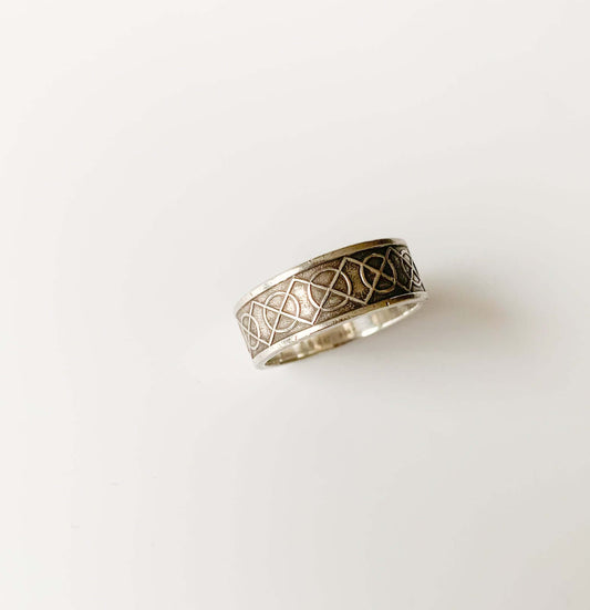 Vintage Silver Ring Minimalist | Borje Rajalin Kalevala Koru | Molna Vintage