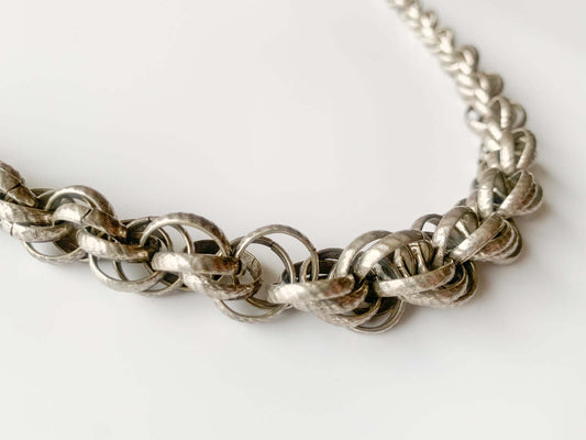 Vintage Silver chain necklace Setu | Molna Vintage